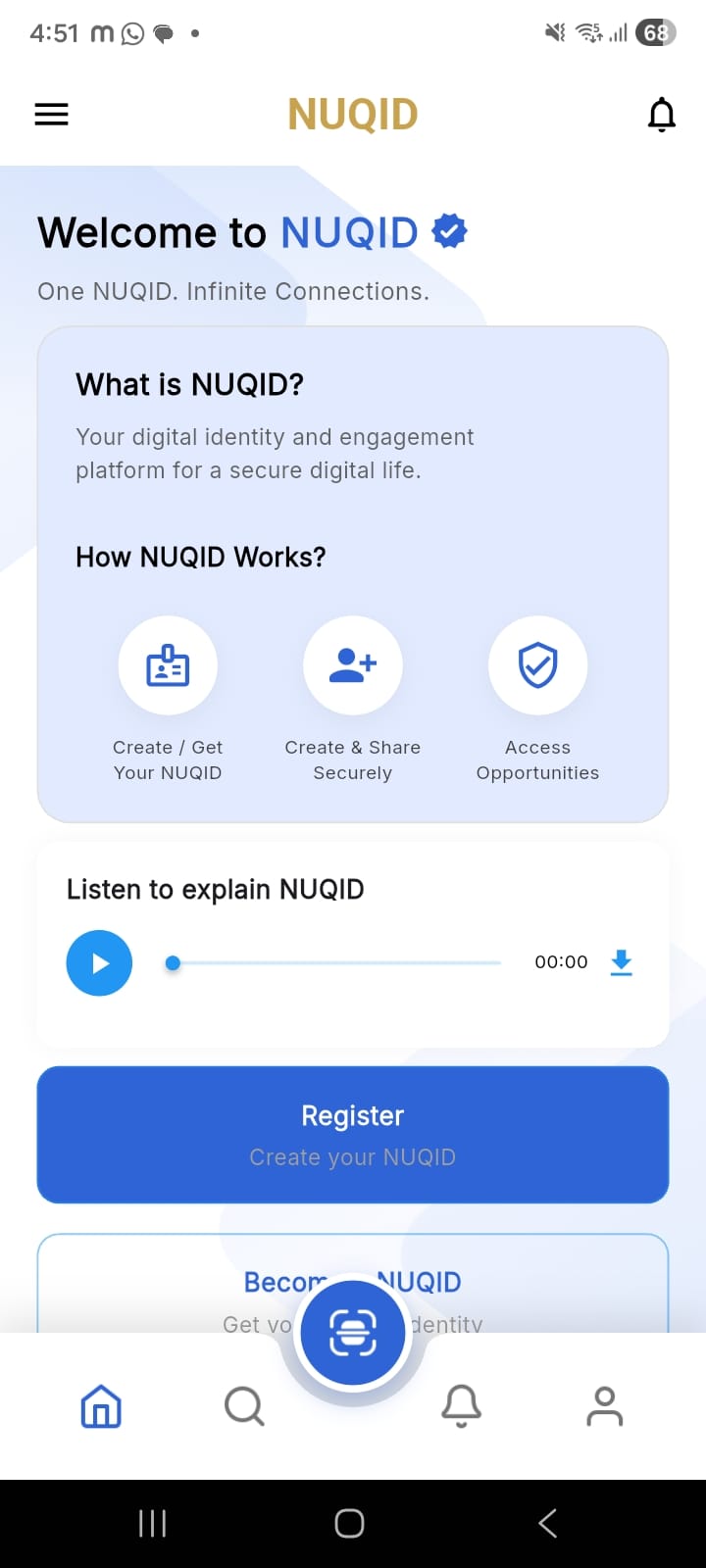 Nuqid Mobile Screen 1