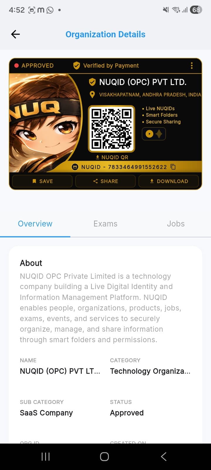 Nuqid Mobile Screen 4